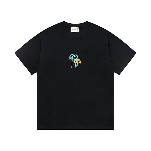 グッチ   タイトなシルエットプリント半袖Tシャツ