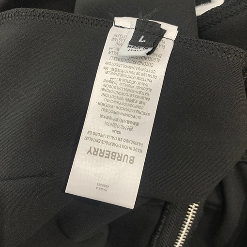 バーバリー BURBERRY クラシックカラーステッチ軍馬刺繍ジャケット