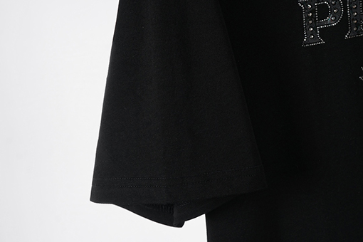 プラダ  アルファベットロゴホットドリル半袖Tシャツ