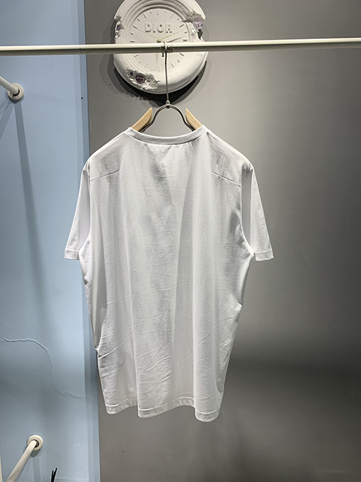 ディオール  新しいファッション蜂刺繍Tシャツ