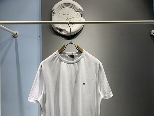 ディオール  新しいファッション蜂刺繍Tシャツ