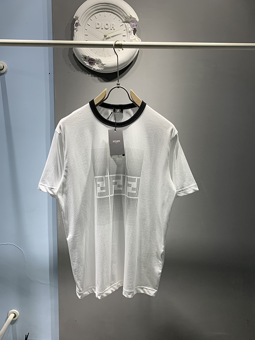 フェンディコピー ファッション新作グラデーションFFプリントTシャツ
