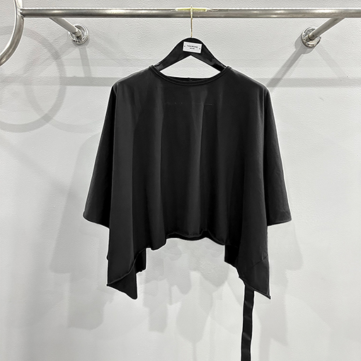 リックオウエンス レディース ワンショルダーバットスリーブルーズショートTシャツ