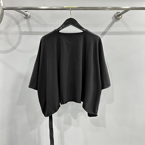 リックオウエンス レディース ワンショルダーバットスリーブルーズショートTシャツ