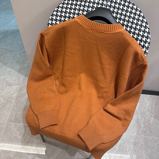 フェンディ ジャカードレターニットクルーネック長袖セーター