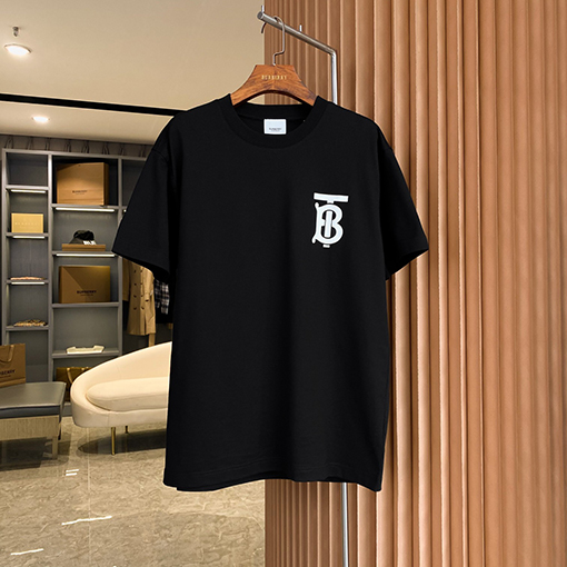 バーバリー ロゴ柄コットンゆったりフィット半袖Tシャツ