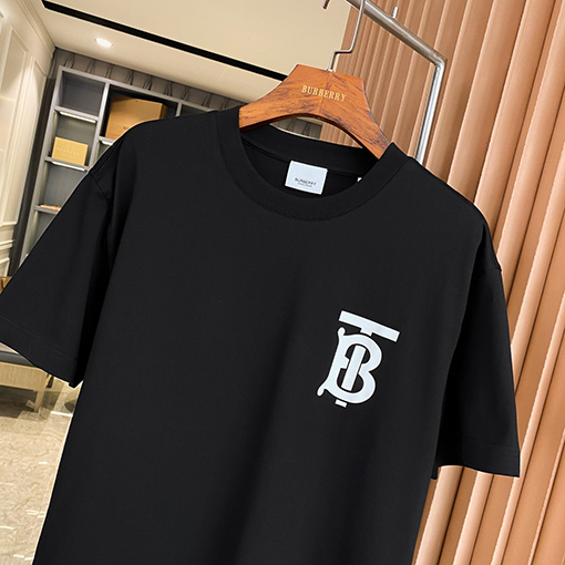 バーバリー ロゴ柄コットンゆったりフィット半袖Tシャツ
