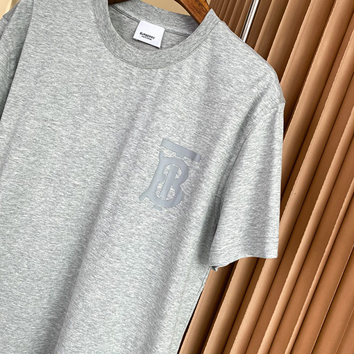 バーバリー ロゴ柄コットンゆったりフィット半袖Tシャツ