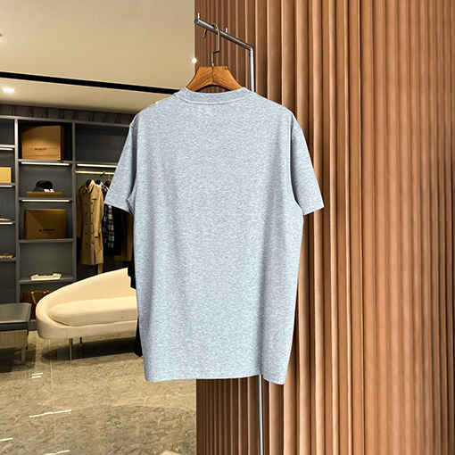 バーバリー   ロゴ柄コットンゆったりフィット半袖Tシャツ