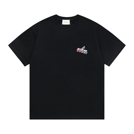 グッチスーパーコピー コットン プリント柄の新作Tシャツ