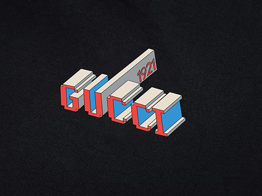 グッチスーパーコピー コットン プリント柄の新作Tシャツ