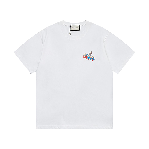グッチスーパーコピー コットン プリント柄の新作Tシャツ