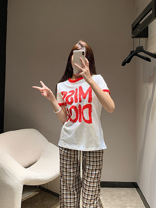 ディオールコピー 限定新作プリント半袖Tシャツ