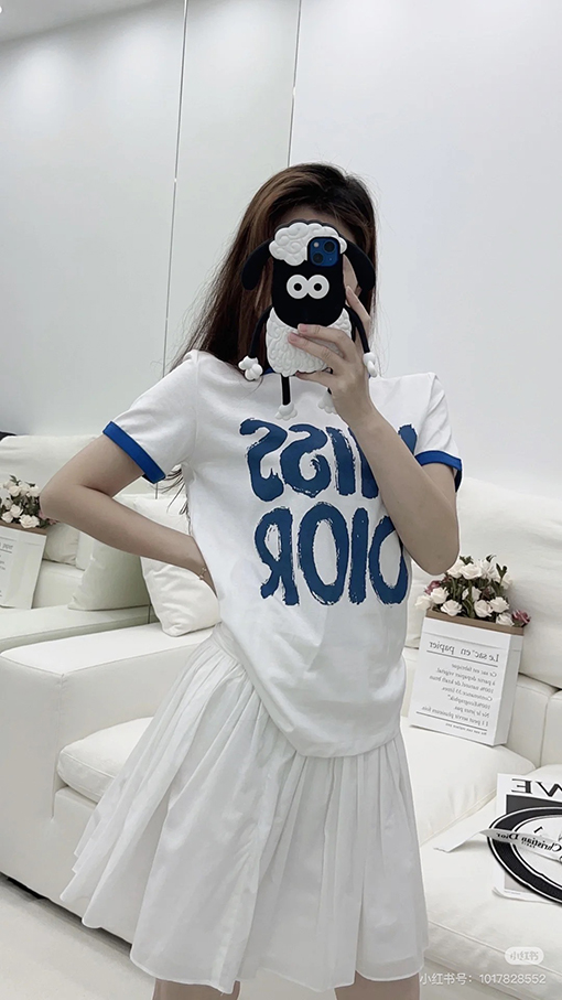ディオールコピー 限定新作プリント半袖Tシャツ