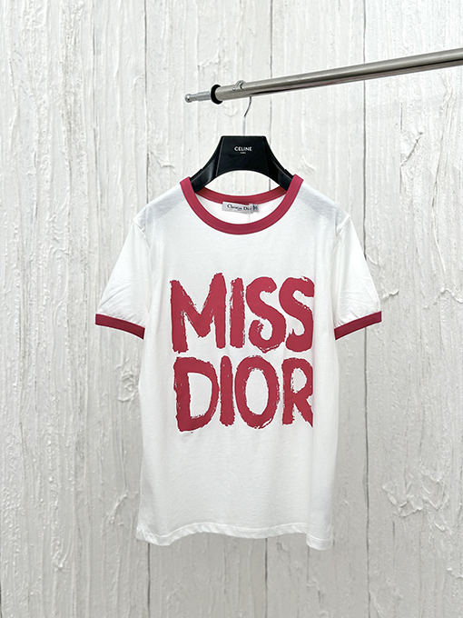 ディオールコピー 限定新作プリント半袖Tシャツ
