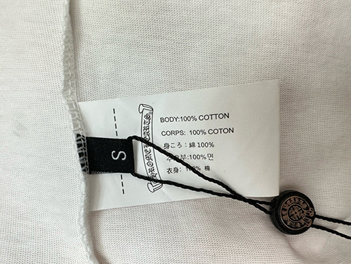 クロムハーツコピー サンスクリット語のラウンドネックTシャツ
