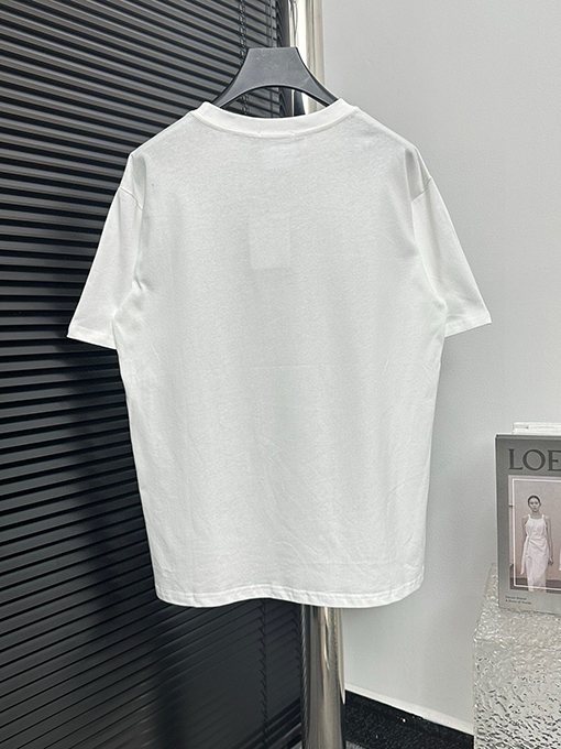 バレンシアガXシュプリーム コラボ落書きオフセット半袖Tシャツ