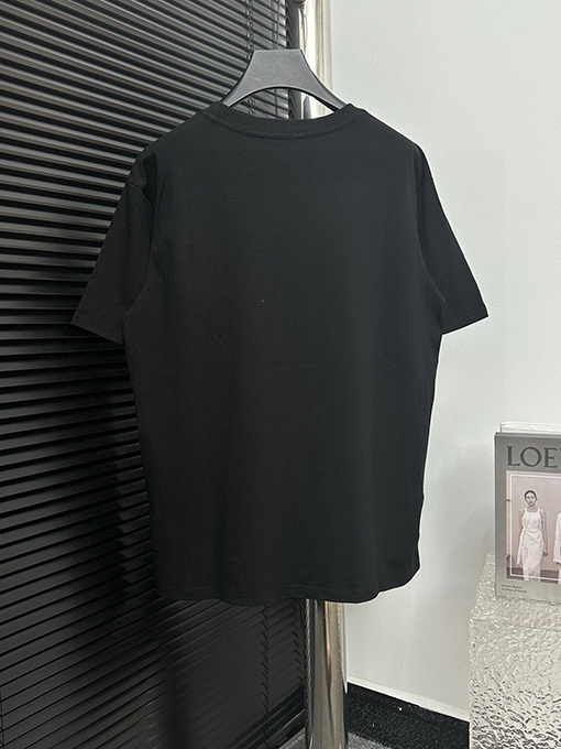 フェンディスーパーコピー ロゴプリントTシャツ半袖Tシャツ