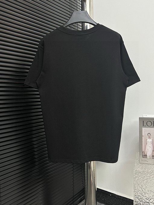 フェンディコピー コットン プリントTシャツ半袖Tシャツ