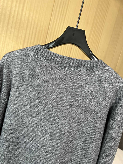 プラダ 新しいジャカードニット長袖セーター
