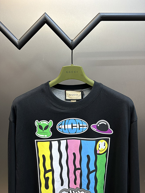 グッチ Gucci Get Itカプセルシリーズイラストレーターコラボ長袖ロンT