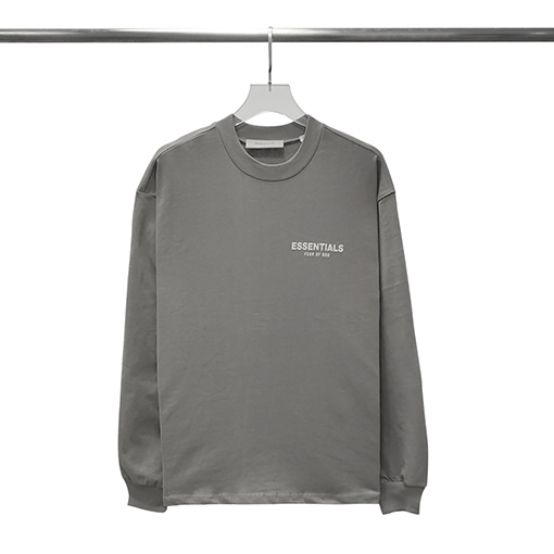 フィアオブゴッド  アルファベット綿長袖Tシャツ