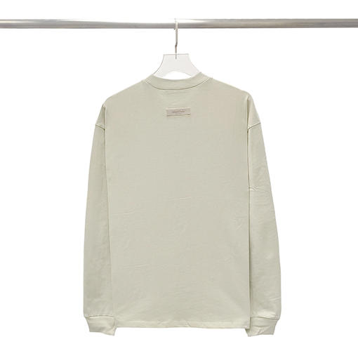 フィアオブゴッド  アルファベット綿長袖Tシャツ