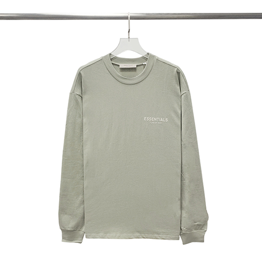 フィアオブゴッド  アルファベット綿長袖Tシャツ