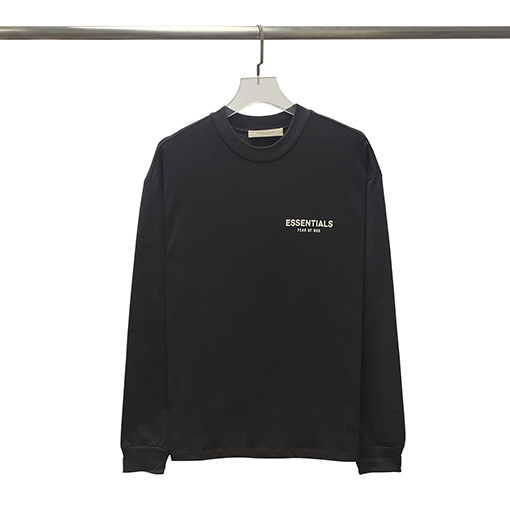 フィアオブゴッド  アルファベット綿長袖Tシャツ