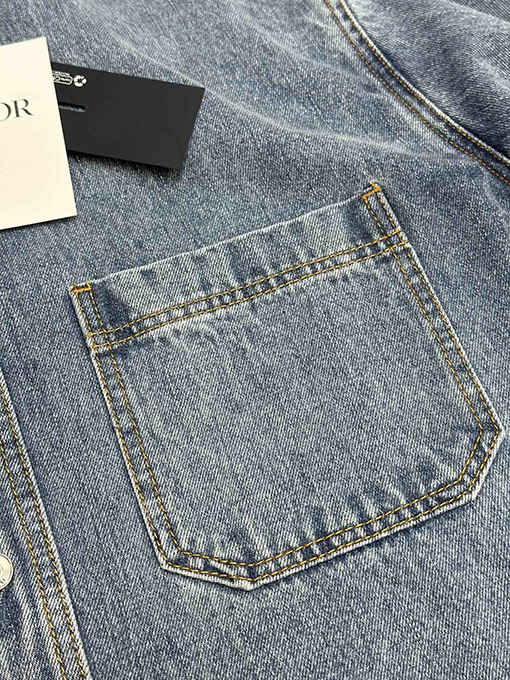 ディオール スズラン刺繍デニムシャツ