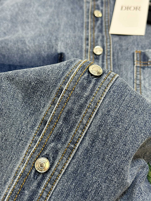ディオール スズラン刺繍デニムシャツ