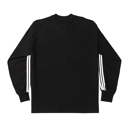Balenciaga X Adidas スーパーコピー コラボレーションロゴプリント長袖シャツ