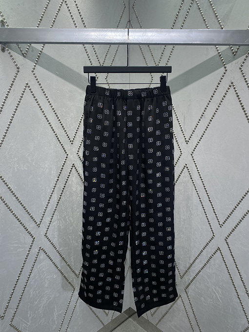 バレンシアガ 新しいダブルBアルファベットパンツ
