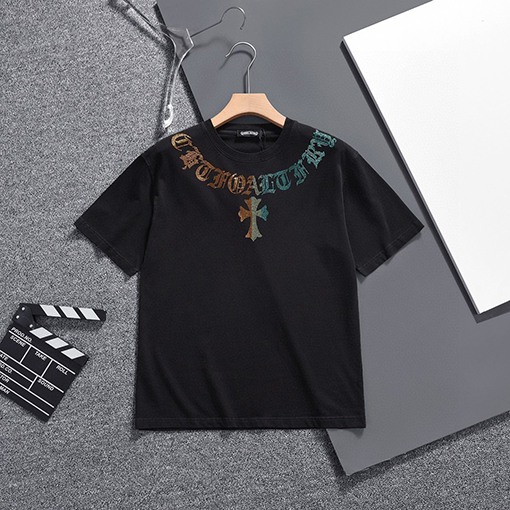 クロムハーツ  されていますラウンドネック半袖Tシャツ