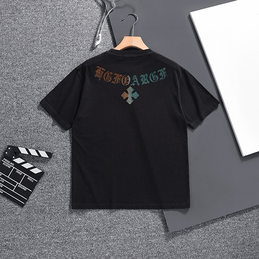 クロムハーツ  されていますラウンドネック半袖Tシャツ