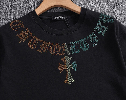 クロムハーツ  されていますラウンドネック半袖Tシャツ