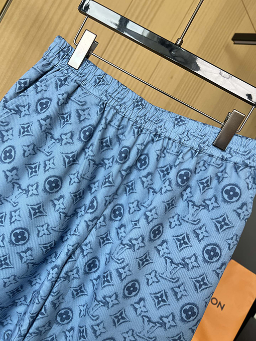 ルイヴィトン シルクプリントカジュアルショーツ