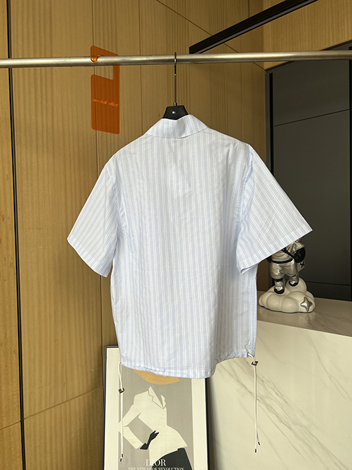 ディオール 新しいハーフジッパープルオーバー半袖シャツ