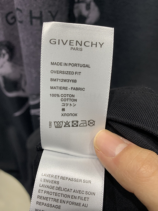 ジバンシイ 新しいリングファッションプリント擦り切れたTシャツ