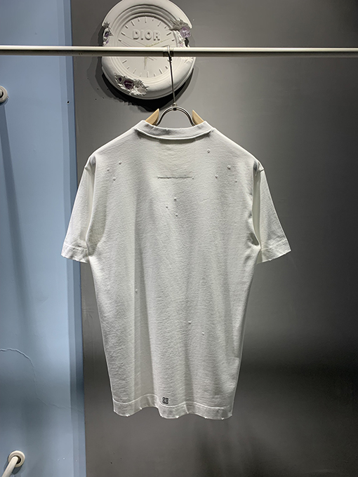 ジバンシイ 新しいリングファッションプリント擦り切れたTシャツ