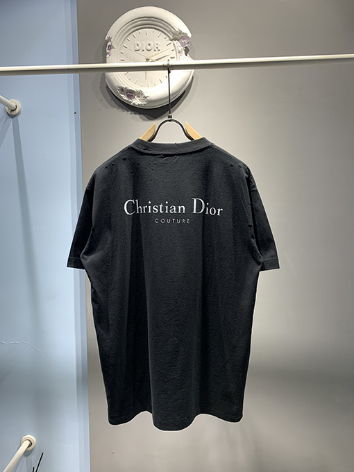 ディオール 新しいCoutureプリント穴Tシャツ