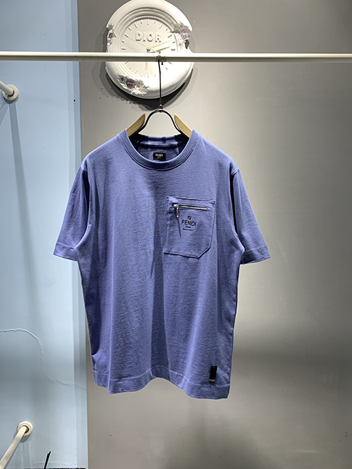 フェンディ 新しいポケットジッパーTシャツ