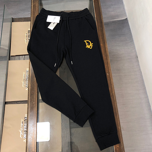 ディオール 刺繍クラシックバッジステッカースポーツカジュアルパンツ