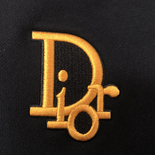 ディオール 刺繍クラシックバッジステッカースポーツカジュアルパンツ