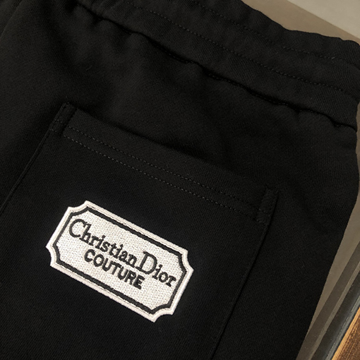 ディオール 刺繍クラシックバッジステッカースポーツカジュアルパンツ