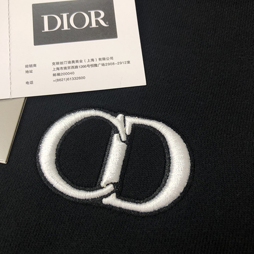 ディオール フロントとリアの刺繍クラシックバッジステッカーパンツ