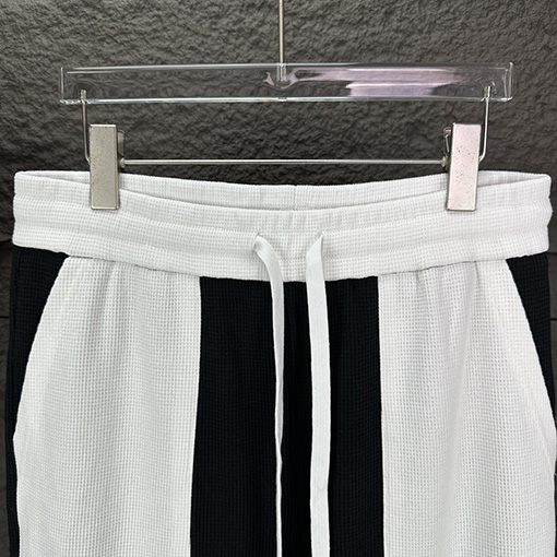 ジバンシイコピー 新しいワッフルカラーのカップルパンツ