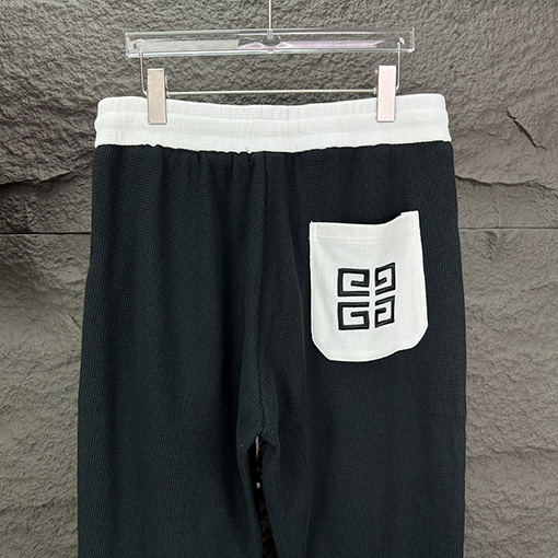 ジバンシイコピー 新しいワッフルカラーのカップルパンツ