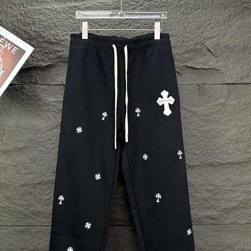 クロムハーツ 新しいファッション刺繍カップルパンツ