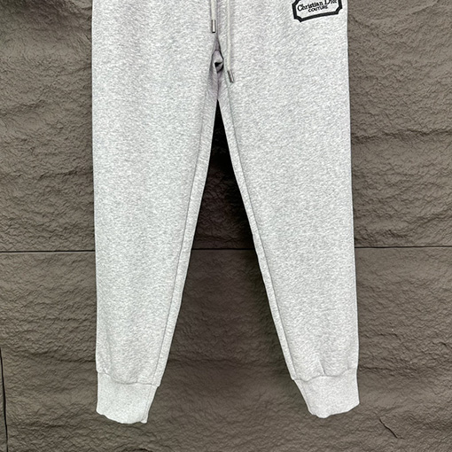 ディオール 刺繍文字ロゴカップルパンツ